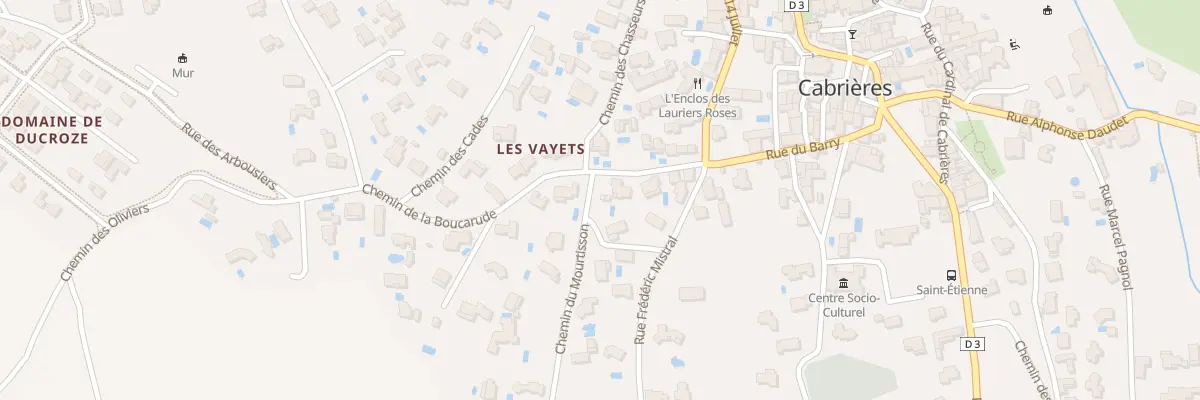 Plan du 5430 Che de la Boucarude à Cabrières