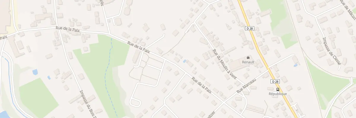 Plan du 36 Rue de la Paix à Montchanin