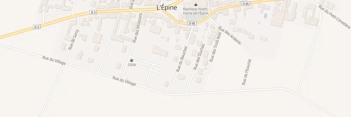 Plan du 5103 Rue du Bauchet à L’Épine
