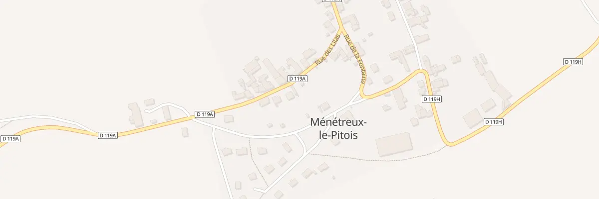 Plan du 8 Rue des Lilas à Ménétreux-le-Pitois