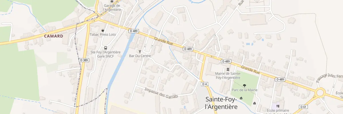 Plan du 216 Grande Rue à Sainte-Foy-l’Argentière