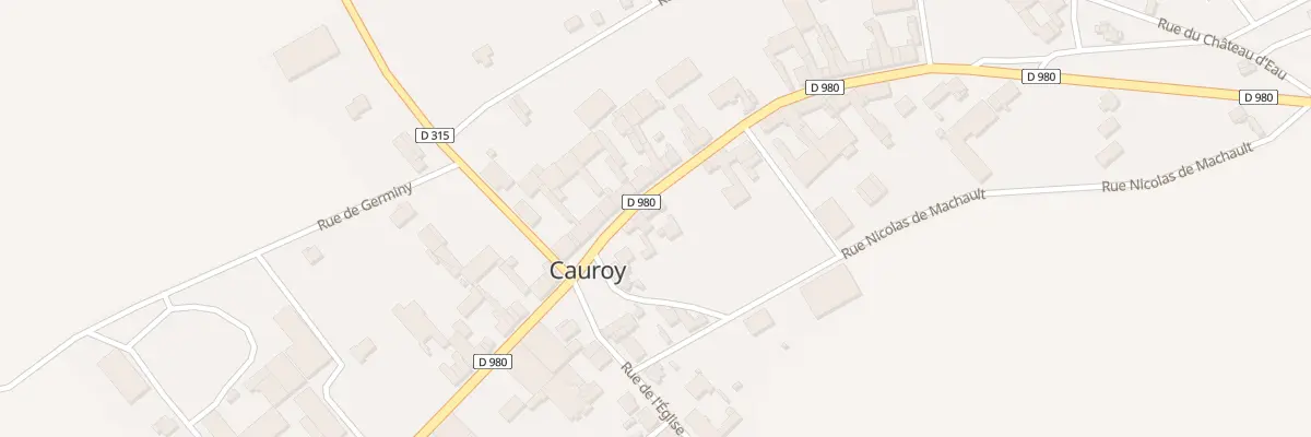 Plan du 5 Rue de Saint Christophe à Cauroy