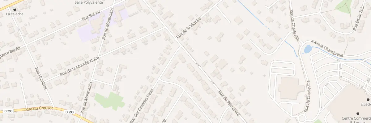 Plan du 12 Rue de Pesseliere au Breuil