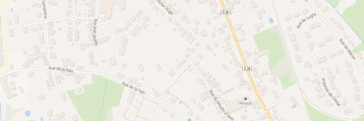 Plan du 8 Rue du Moulin à Vent à Montchanin
