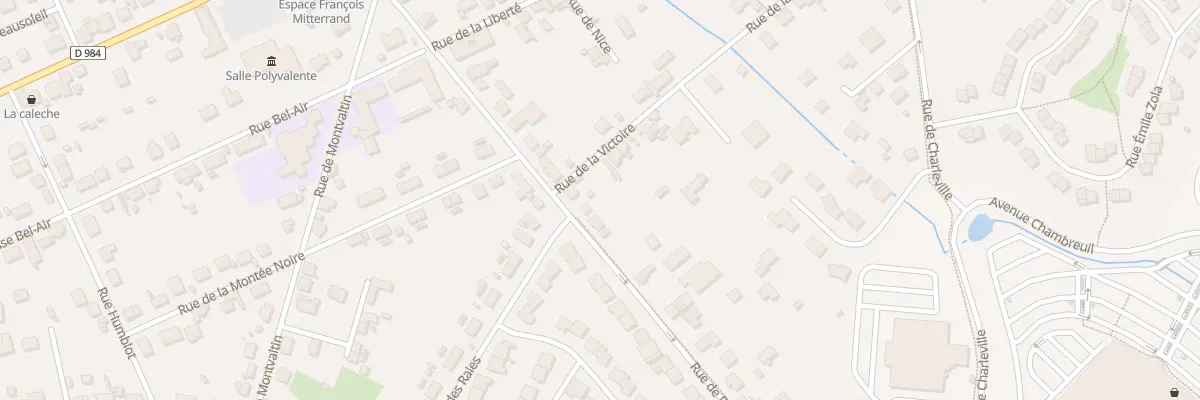 Plan du 23 Rue de Pesseliere au Breuil