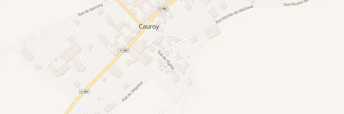 Plan du 4B Rue de l’Eglise à Cauroy