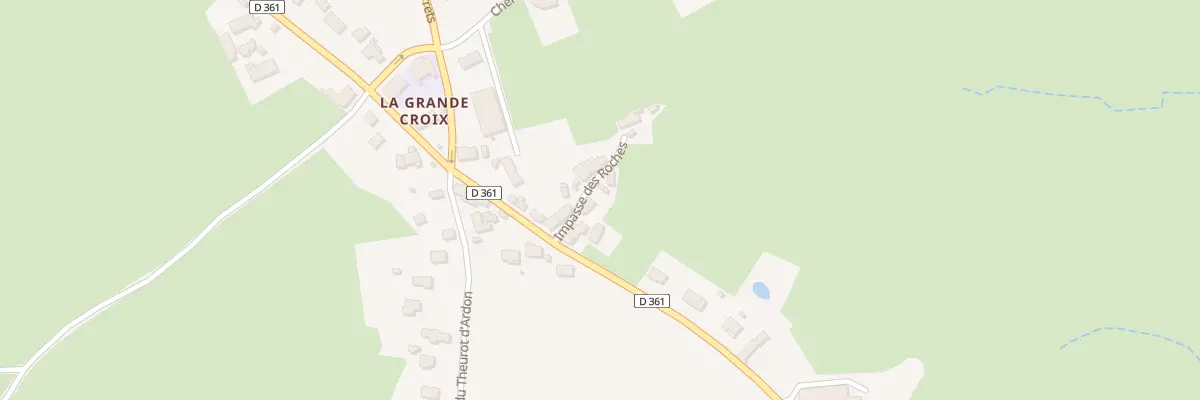 Plan du 2 Imp des Roches à Saint-Firmin