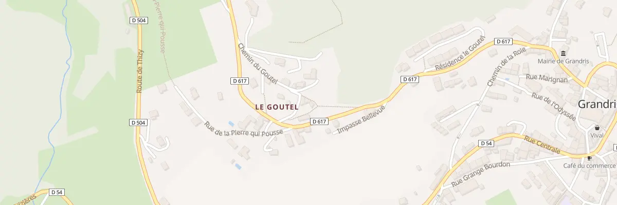 Plan du 5305 Ham du Goutel à Grandris