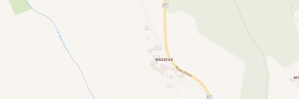 Plan du 5667 Mazieux à Montrottier