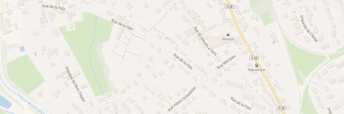 Plan du 31 Rue de la Paix à Montchanin