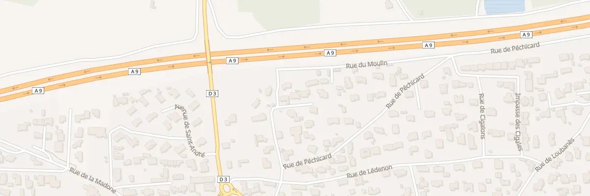 Plan du 20 Rue du Moulin à Saint-Gervasy