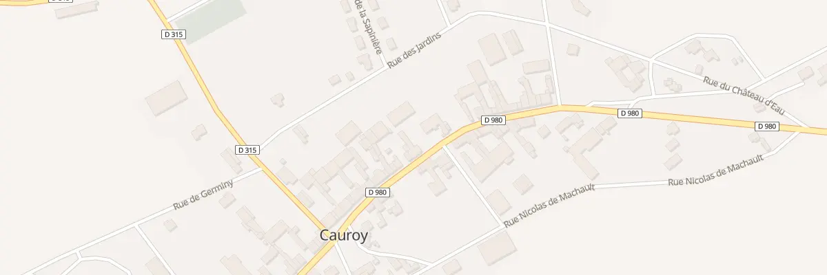 Plan du 20 Rue Saint Christophe à Cauroy
