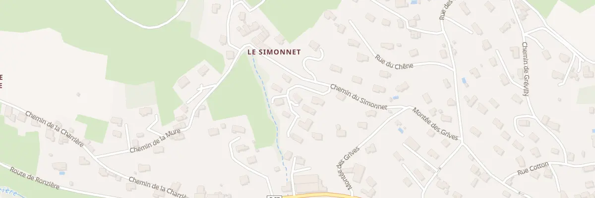 Plan du 5550 Le Simonnet à Saint-Forgeux