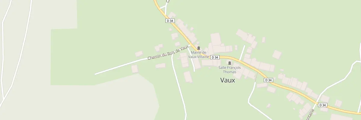 Plan du 4 Imp des Ruelles à Vaux-Villaine