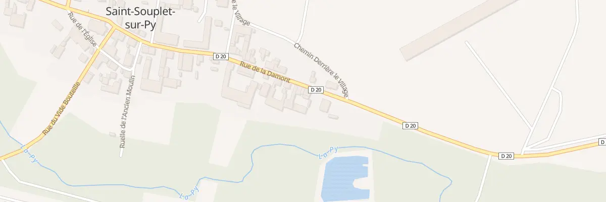 Plan du 22 Rue de la Damont à Saint-Souplet-sur-Py