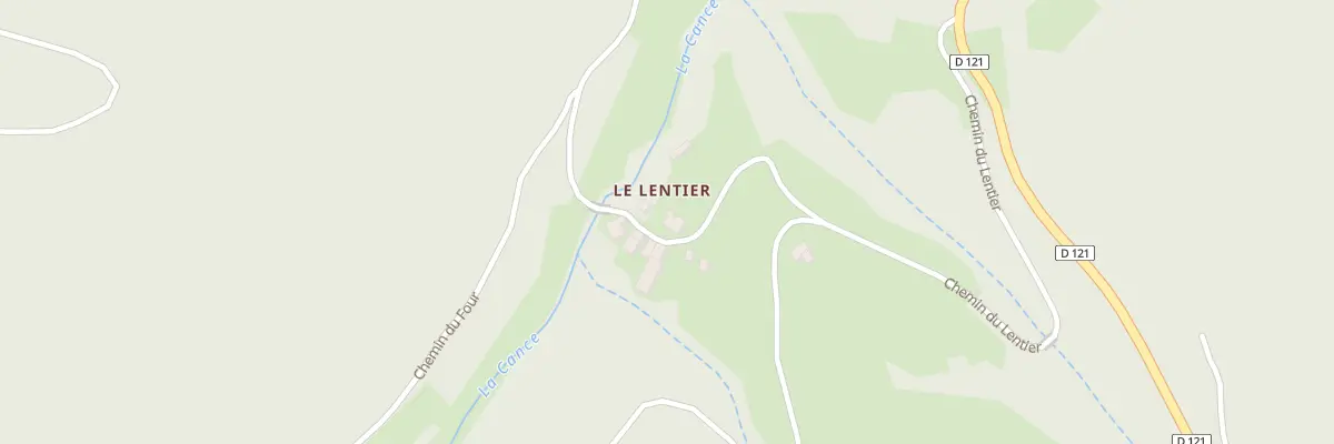 Plan du 6178 Lentier à Saint-Julien-Vocance