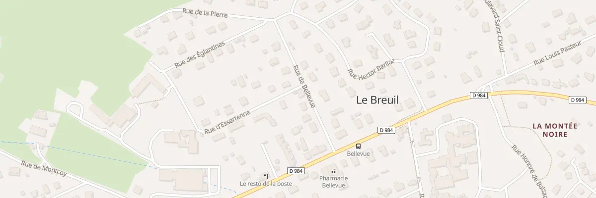 Plan du 5 Rue de Bellevue au Breuil