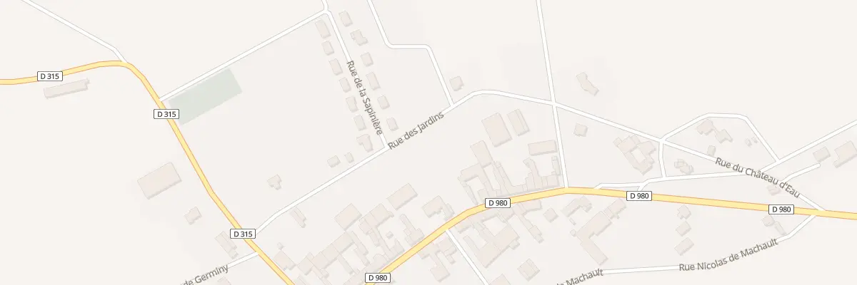 Plan du 6 Rue des Jardins à Cauroy