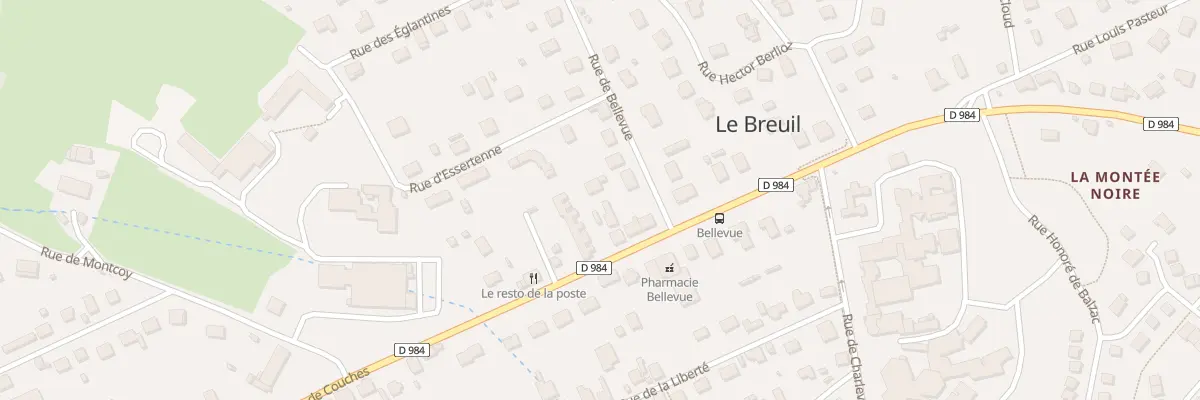 Plan du 49B Rte de Couches au Breuil