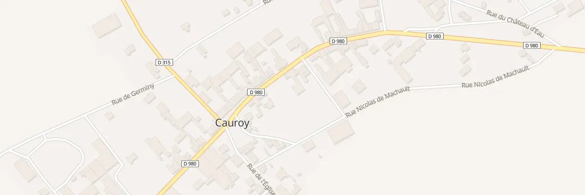 Plan du 11 Rue Saint Christophe à Cauroy
