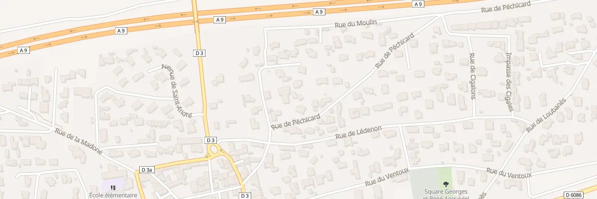 Plan du 8A Rue Pechicard à Saint-Gervasy