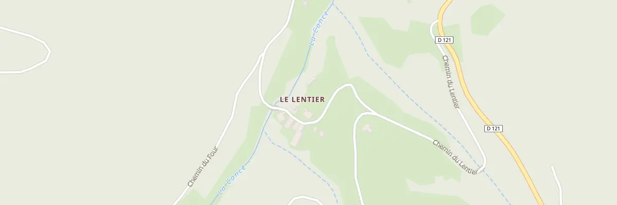 Plan du 5035 Lentier à Saint-Julien-Vocance