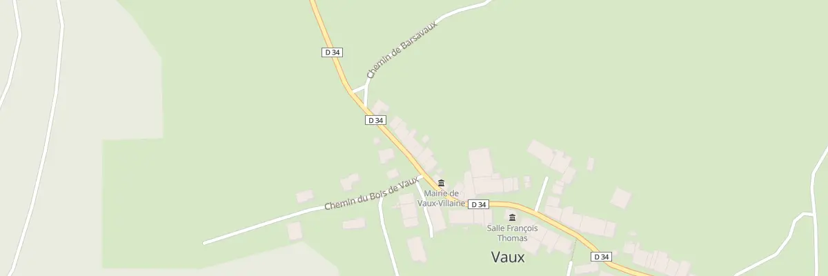 Plan du 24 Rue Ulysse Jeantils à Vaux-Villaine