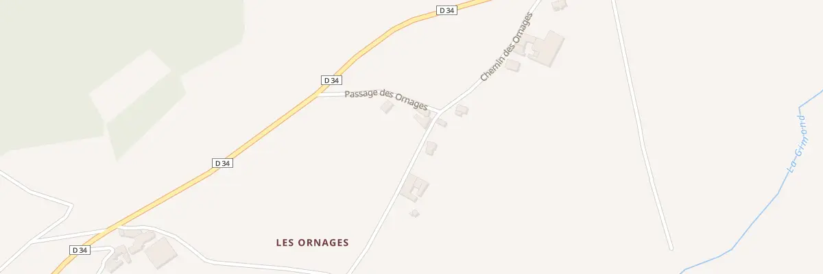 Plan du 230 Che des Ornages à Aveize