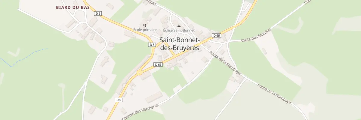 Plan du 5018 Le Bourg à Saint-Bonnet-des-Bruyères