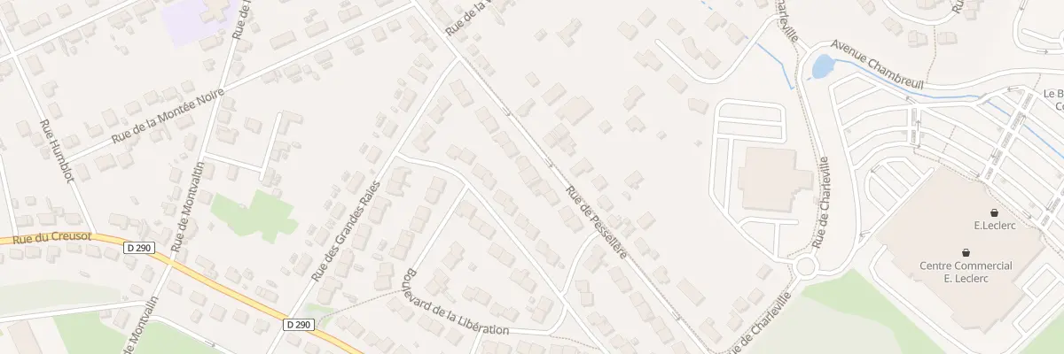 Plan du 24 Rue de Pesseliere au Breuil