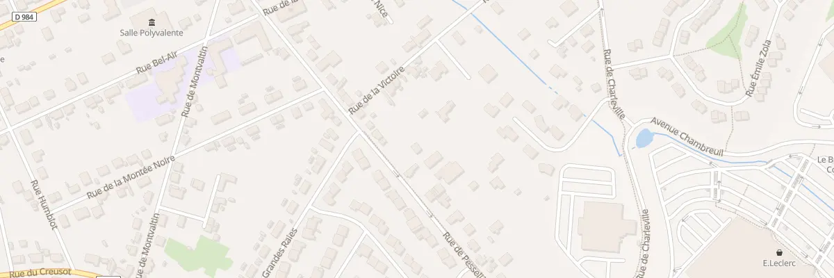 Plan du 29 Rue de Pesseliere au Breuil