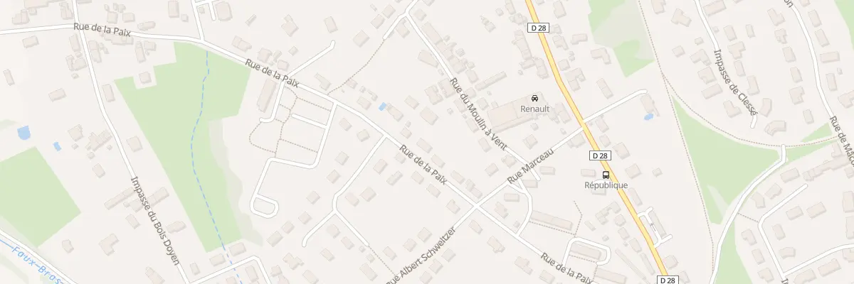Plan du 30 Rue de la Paix à Montchanin
