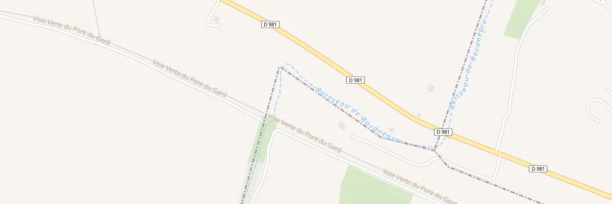 Plan du 5437 Bornegre à Collias