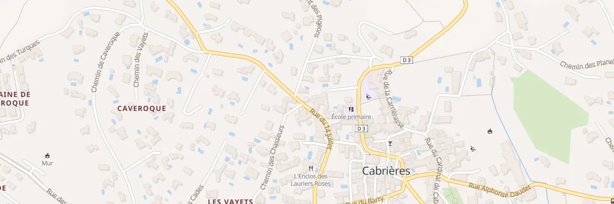 Plan du 67 Vc de la Barrique à Cabrières