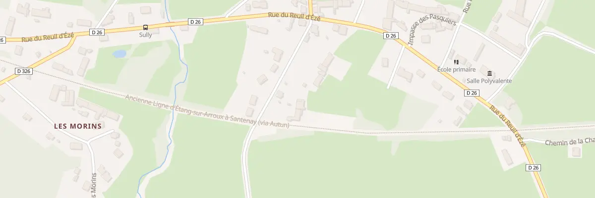 Plan du 9 Rue de la Croix Marchaux à Sully