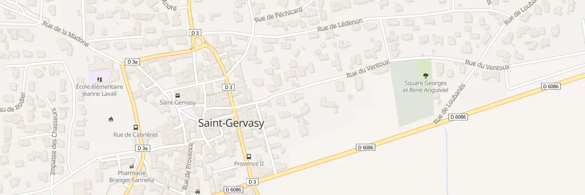 Plan du 7 Rue du Ventoux à Saint-Gervasy