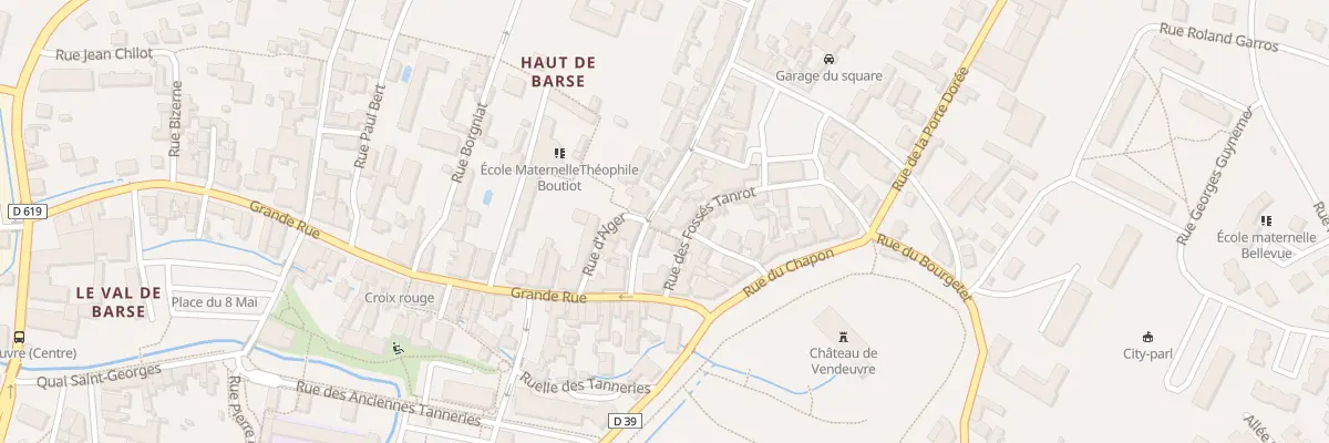 Plan du 2B Rue Suchetet à Vendeuvre-sur-Barse