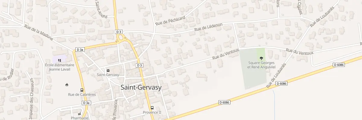 Plan du 10 Rue du Ventoux à Saint-Gervasy