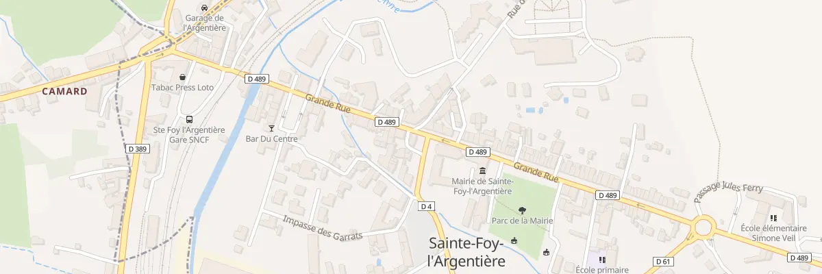 Plan du 42 Grande Rue à Sainte-Foy-l’Argentière