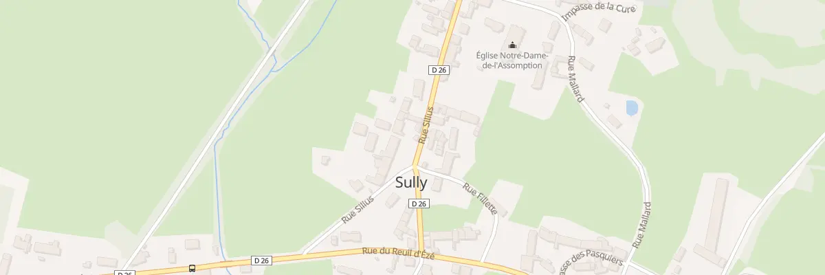 Plan du 15 Rue Silius à Sully