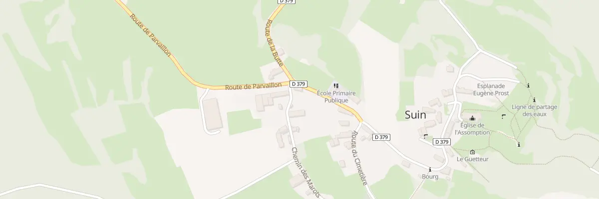 Plan du 5111 Le Bourg à Suin