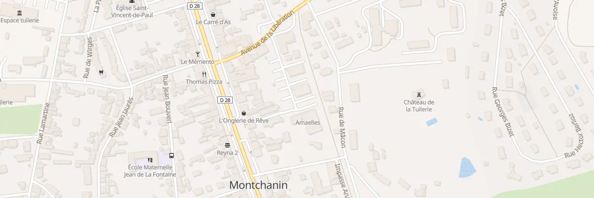 Plan du 3 All du Clos de la Poste à Montchanin