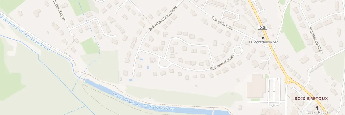 Plan du 13 Rue du 19 Mars 1962 à Montchanin