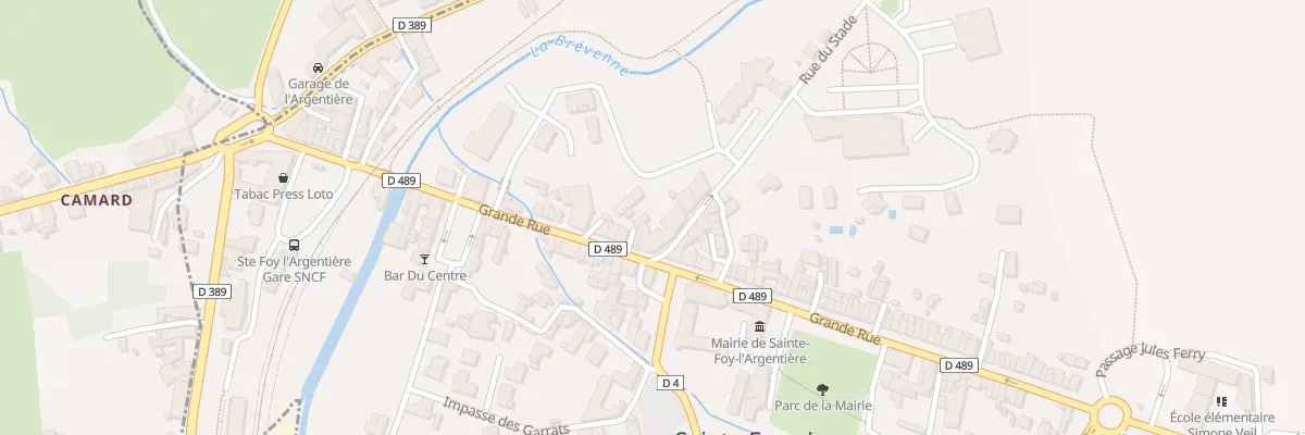 Plan du 303 Grande Rue à Sainte-Foy-l’Argentière