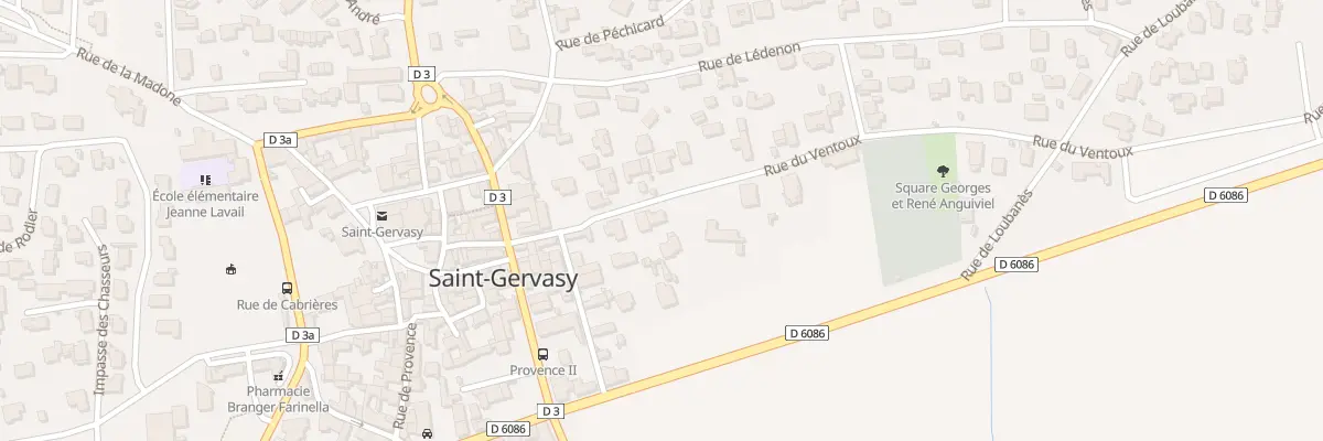 Plan du 9 Rue du Ventoux à Saint-Gervasy
