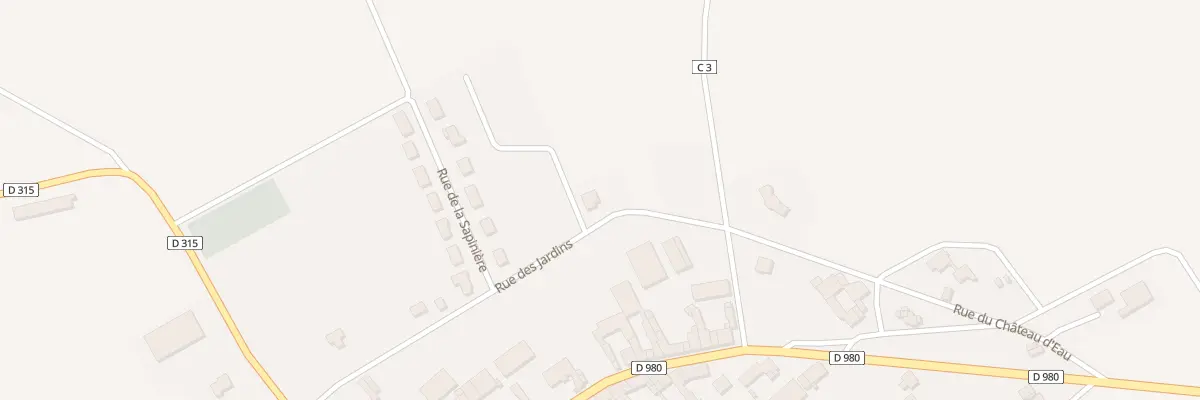 Plan du 9 Rue des Jardins à Cauroy