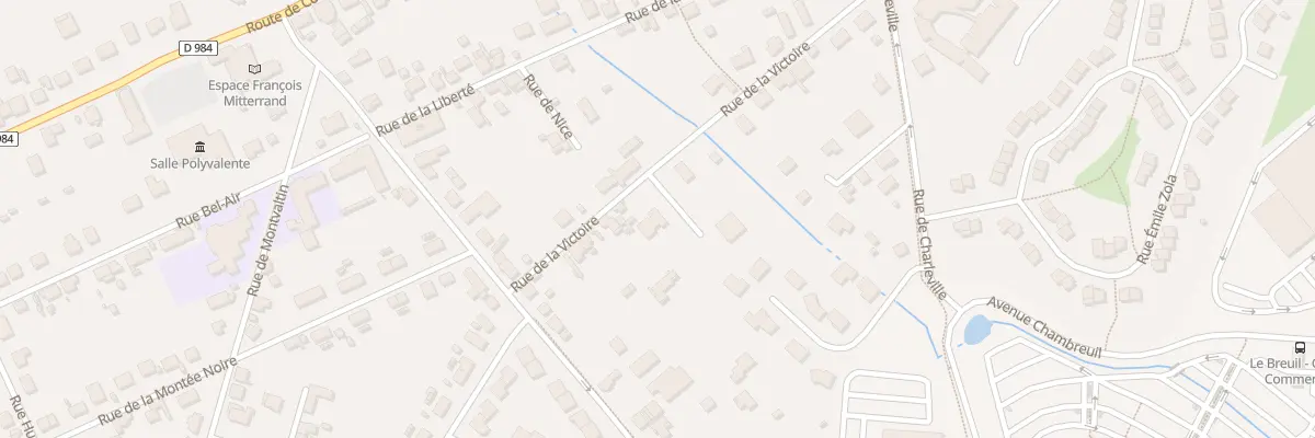 Plan du 8A Rue de la Victoire au Breuil