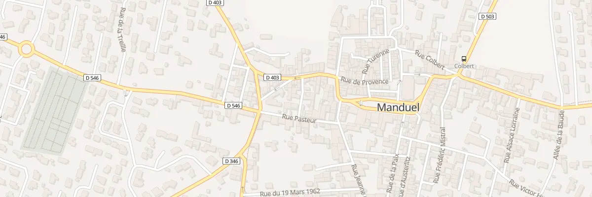 Plan du 4 Rue de la Madeleine à Manduel