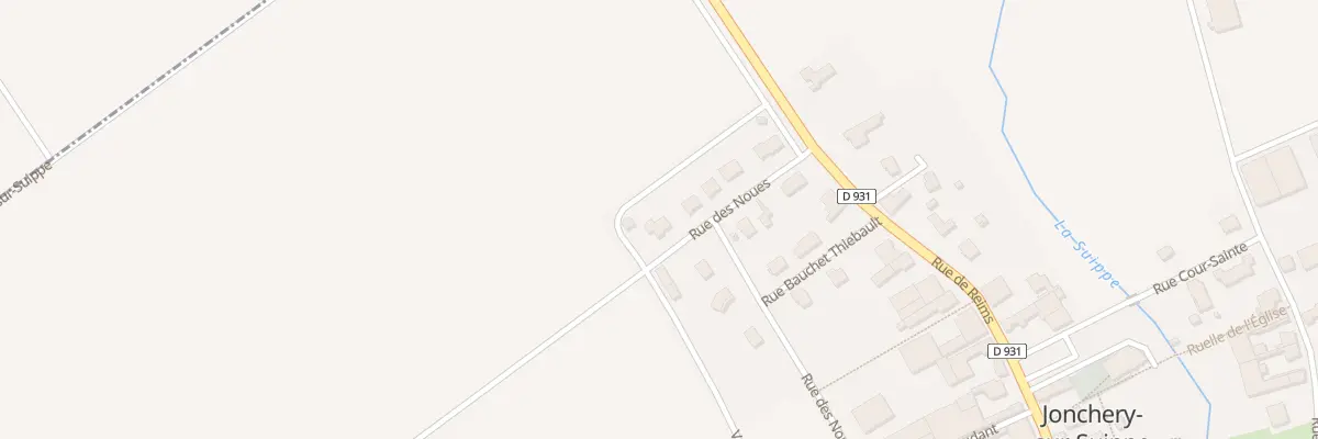 Plan du 6 Rue des Noues à Jonchery-sur-Suippe