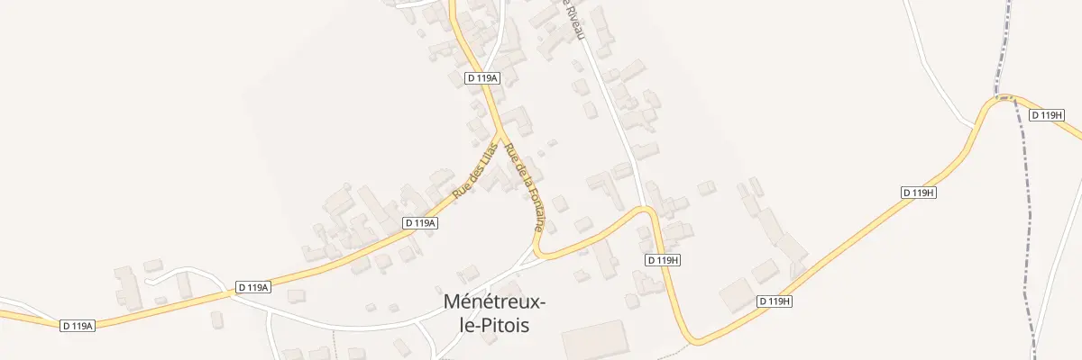 Plan du 1 Rue de la Fontaine à Ménétreux-le-Pitois